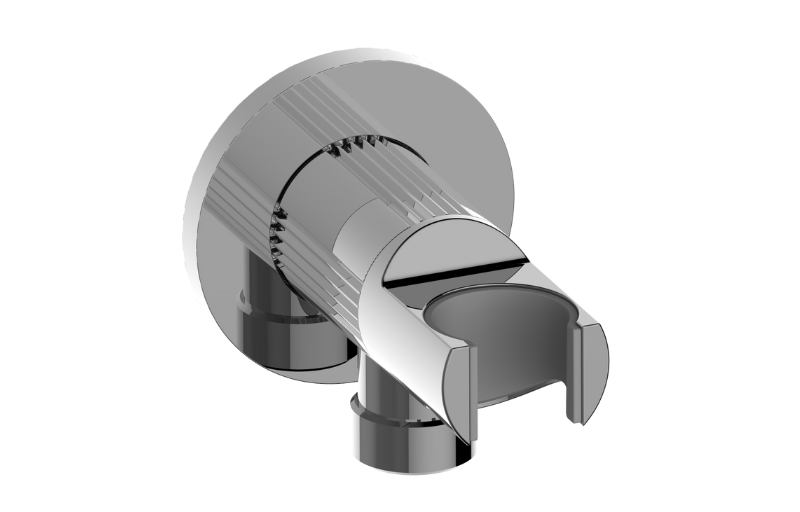 Graff G-8618CF-AU - Contemporary Wall Bracket And Integrated Wall Supply Elbow Fluted Knurled