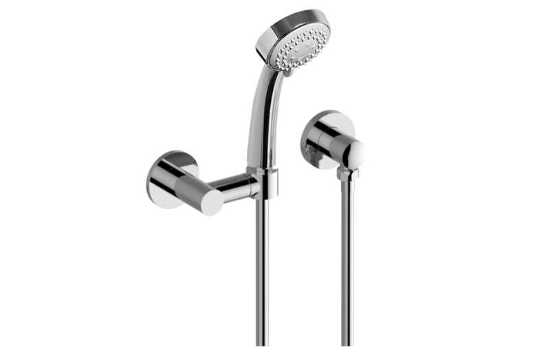 Graff G-8629B-BK - Multi-Function Round Handshower With Wall Bracket