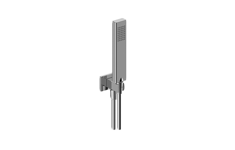 Graff G-8647-AU - Contemporary Handshower Set W/Wall Bracket And Integrated Wall Supply Elbow