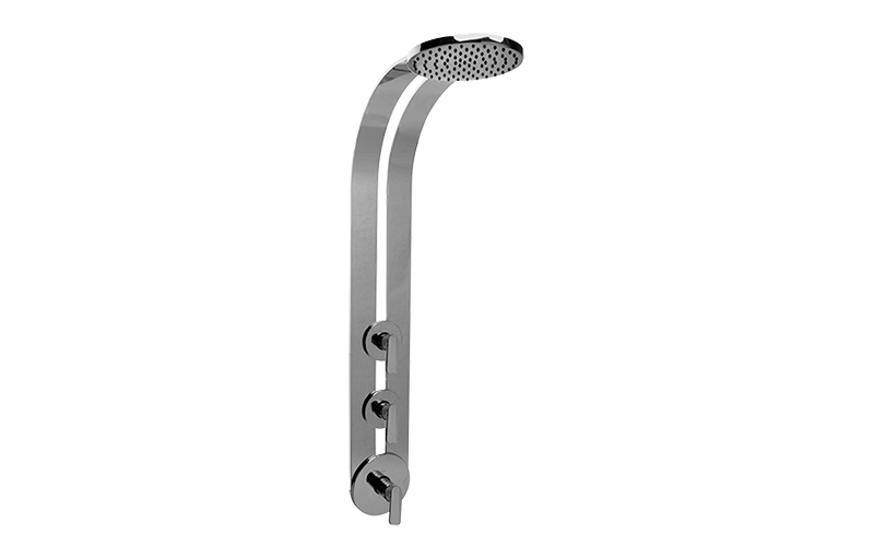 Graff G-8800-LM42S-AU-T - Shower Panel And Handles