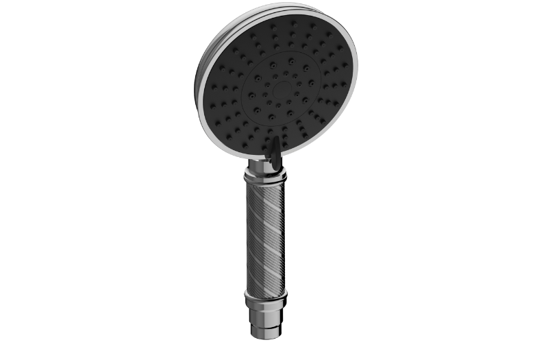 Graff G-8814TQ-AU - Traditional Handshower Oblique Knurled
