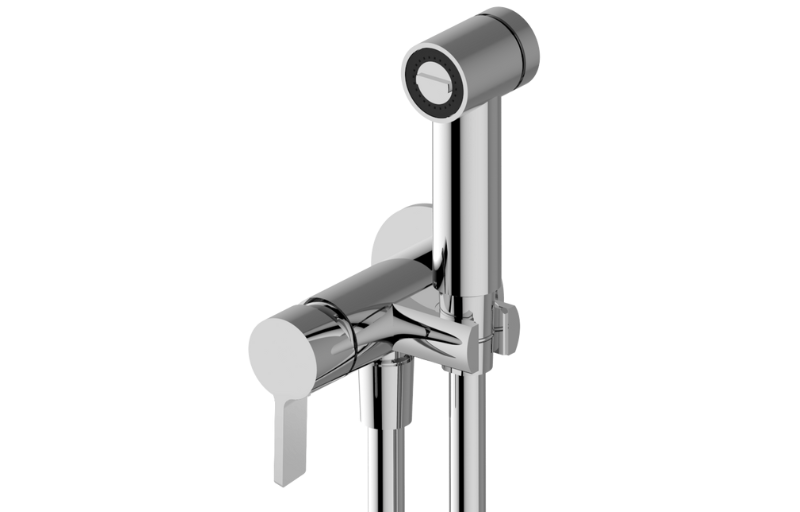 Graff G-8920-LM46-AU-T - Wall-Mounted Hygenic Body Spray Round Trim