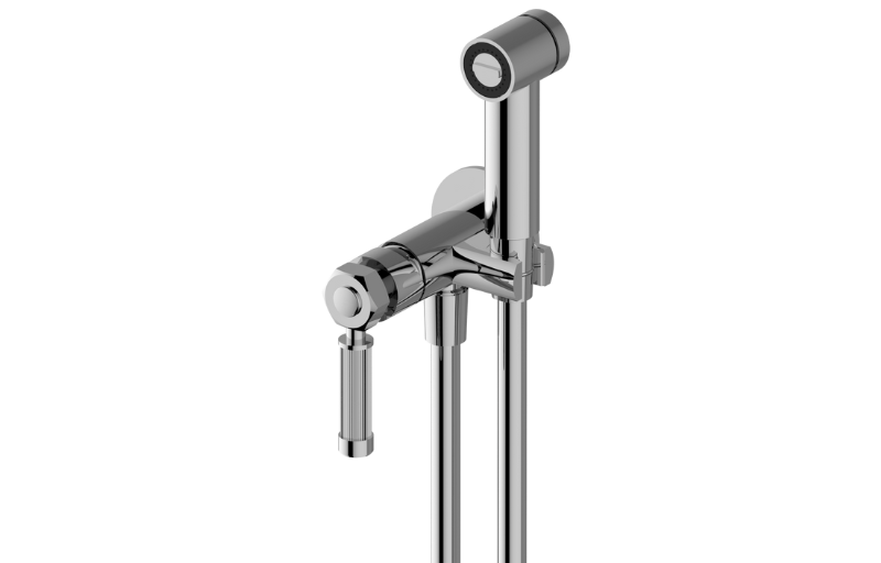 Graff G-8920-LM56SW-AU-T - Wall-Mounted Hygenic Body Spray Round Trim