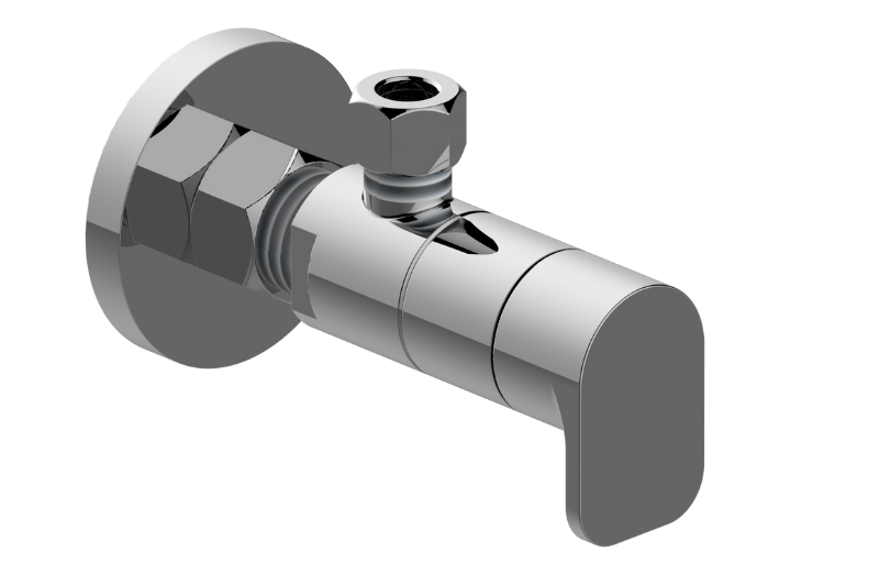 Graff G-9170-LM42A-AU - Angle Stop With Decorative Handle
