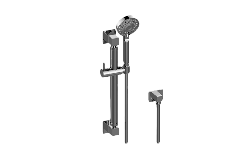 Graff G-9665-BB - Multi-Function Handshower W/16" Square Grab Bar