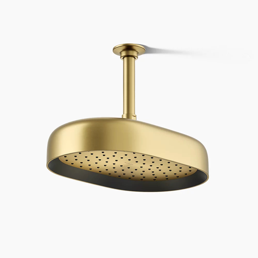Kohler K-26293-G-2MB - Statemente Oblong 12'' Single-Function Rainhead, 1.75 Gpm