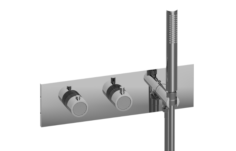 Graff GM7.090H-RK0-BB-T - Wall-Mounted M-Series Thermostatic System - Handshower (Trim)
