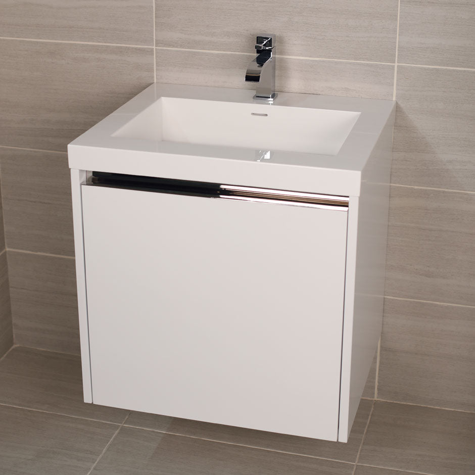 Lacava - Wall-Mount Under Counter Vanity With A Drawer And Notch In Back. H261T Sold Separately.W:23 3/4", D: 20 7/8", H:22".