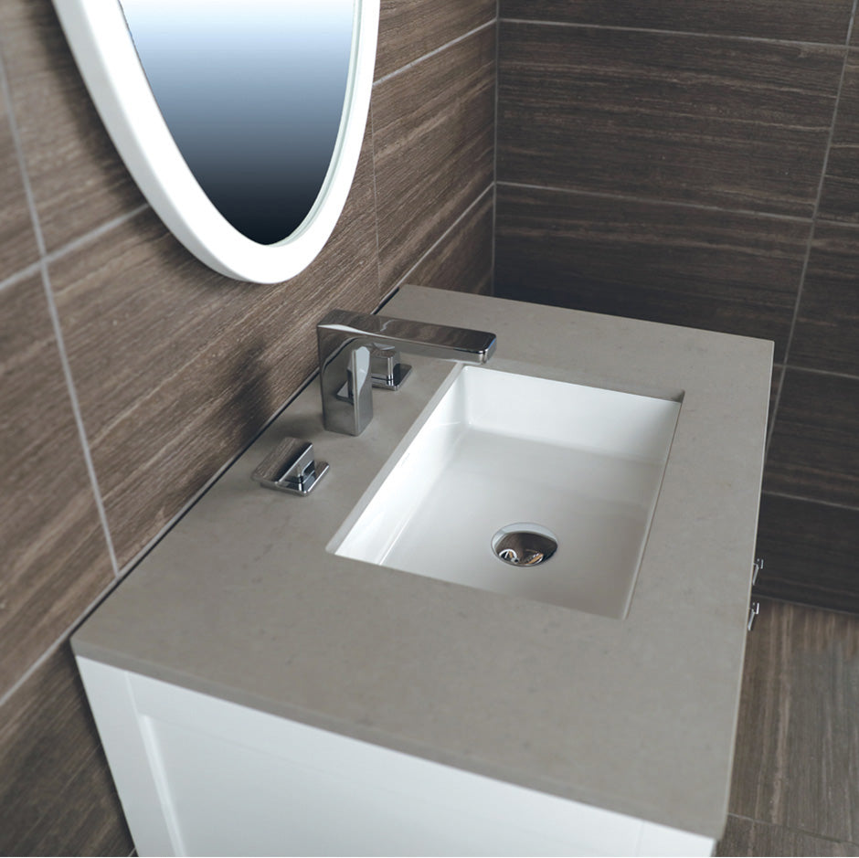 Lacava - Countertop For Vanity Stl-F-30A & B Andstl-Wa & B, With A Cut-Out For Bathroom Sink 5452Un. W: 30", D: 21", H: 3/4".