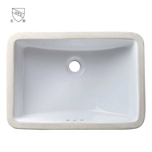 Undermount Bathroom Sink w/ Overflow (20" X 14" X 9")