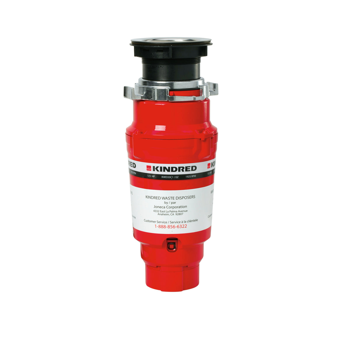 Kindred KWD33C1-EZ- Waste Disposer 1/3 Hp