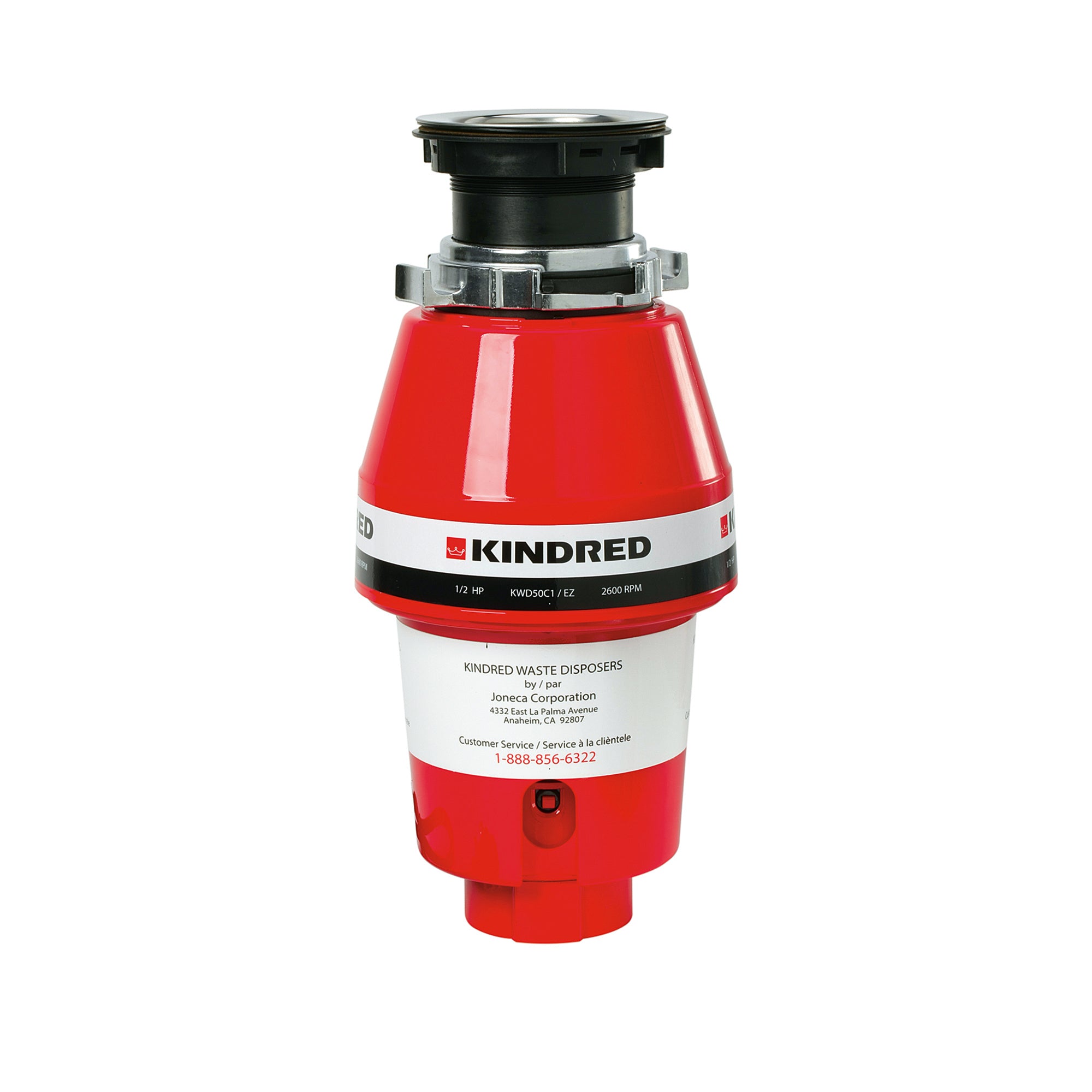 Kindred KWD50C1-EZ- Waste Disposer 1/2 Hp
