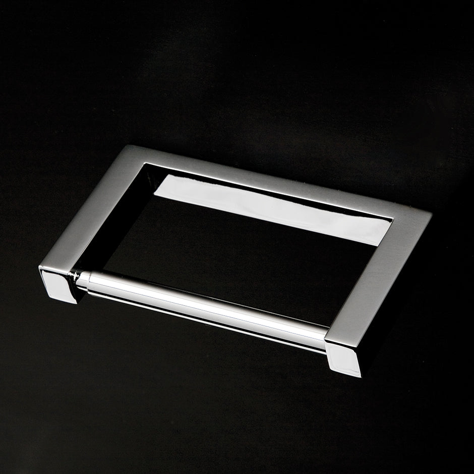 Lacava - Wall-Mount Toilet Paper Holder Made Of Chrome Plated Brass. W: 5 7/8", D: 3 1/8", H: 3/4".