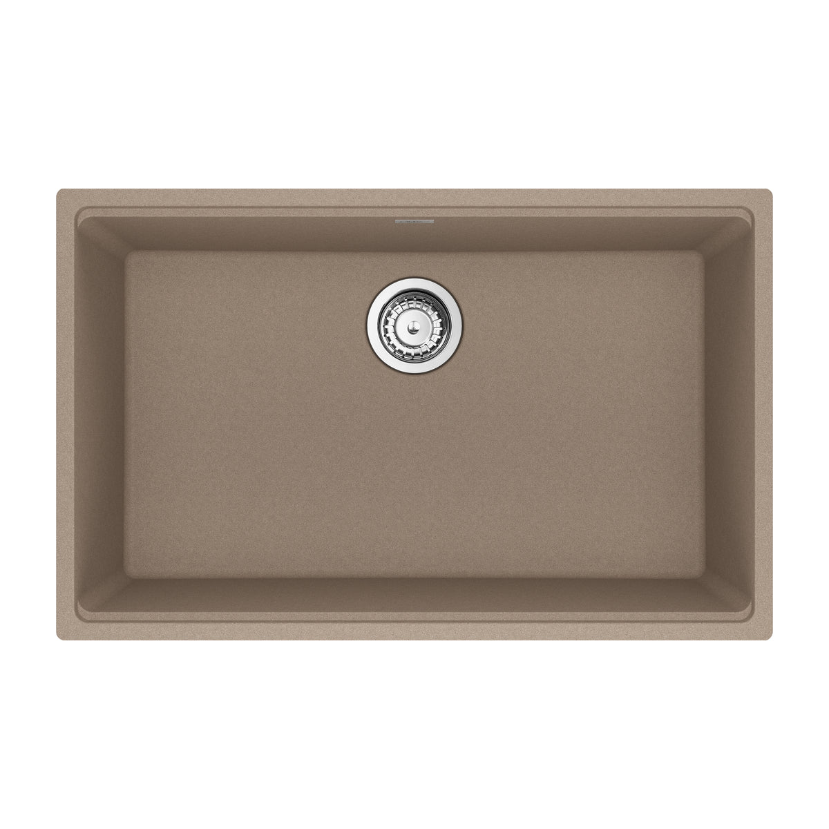 Franke MAG11028-OYS-S- Maris Um Grn Oyster Sgl 33Cab With Strainer Basket