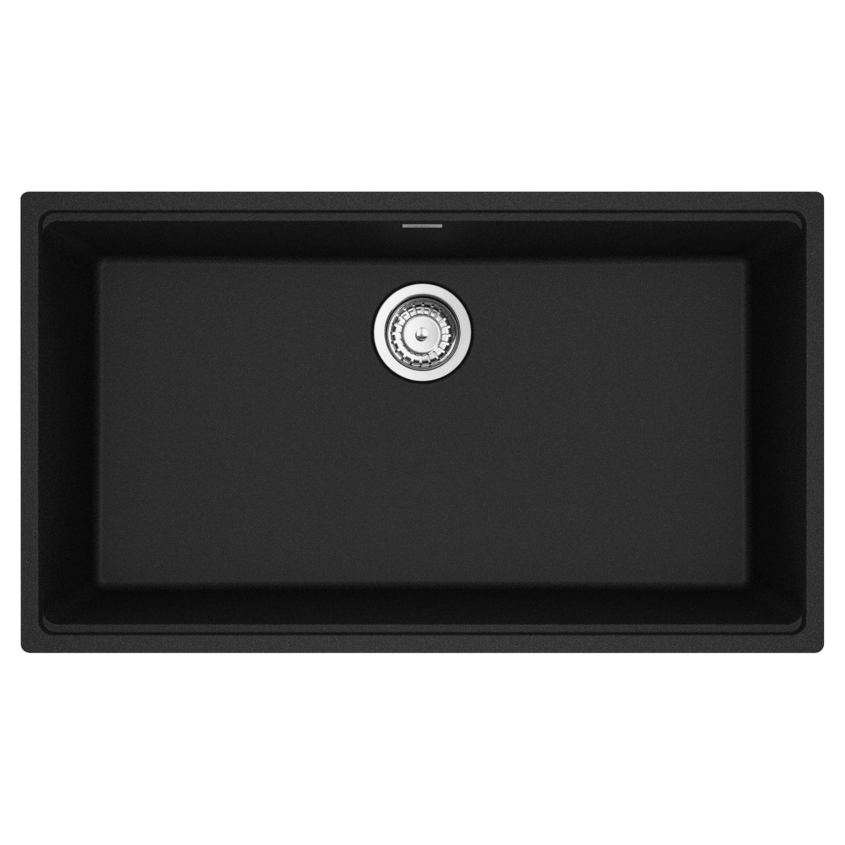 Franke MAG11031-ONY-S- Maris Um Grn Onyx Sgl 36Cab With Strainer Basket