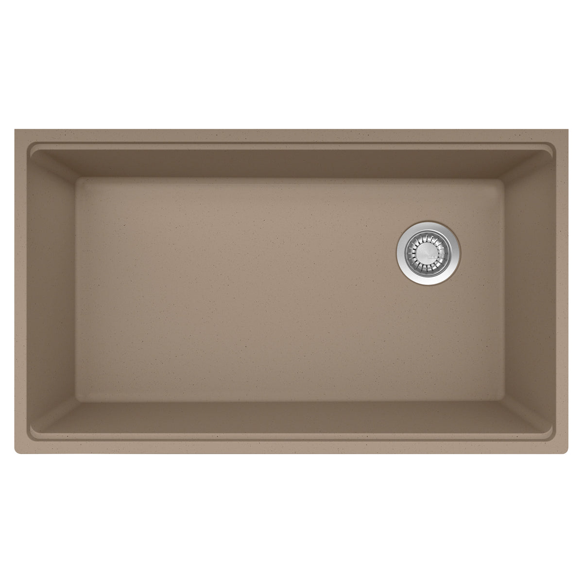 Franke MAG11031OW-OYS-S- Maris Um Grn Oyster Sgl - Offset Waste With Strainer Basket