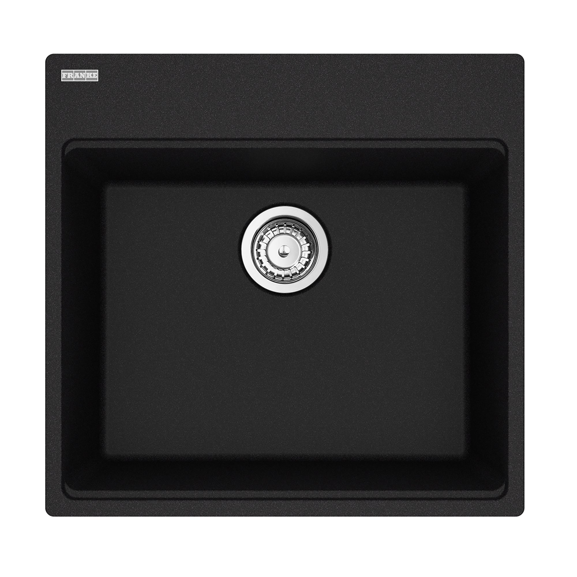 Franke MAG61020-ONY-S- Maris Um Grn Onyx Sgl 24Cab With Strainer Basket