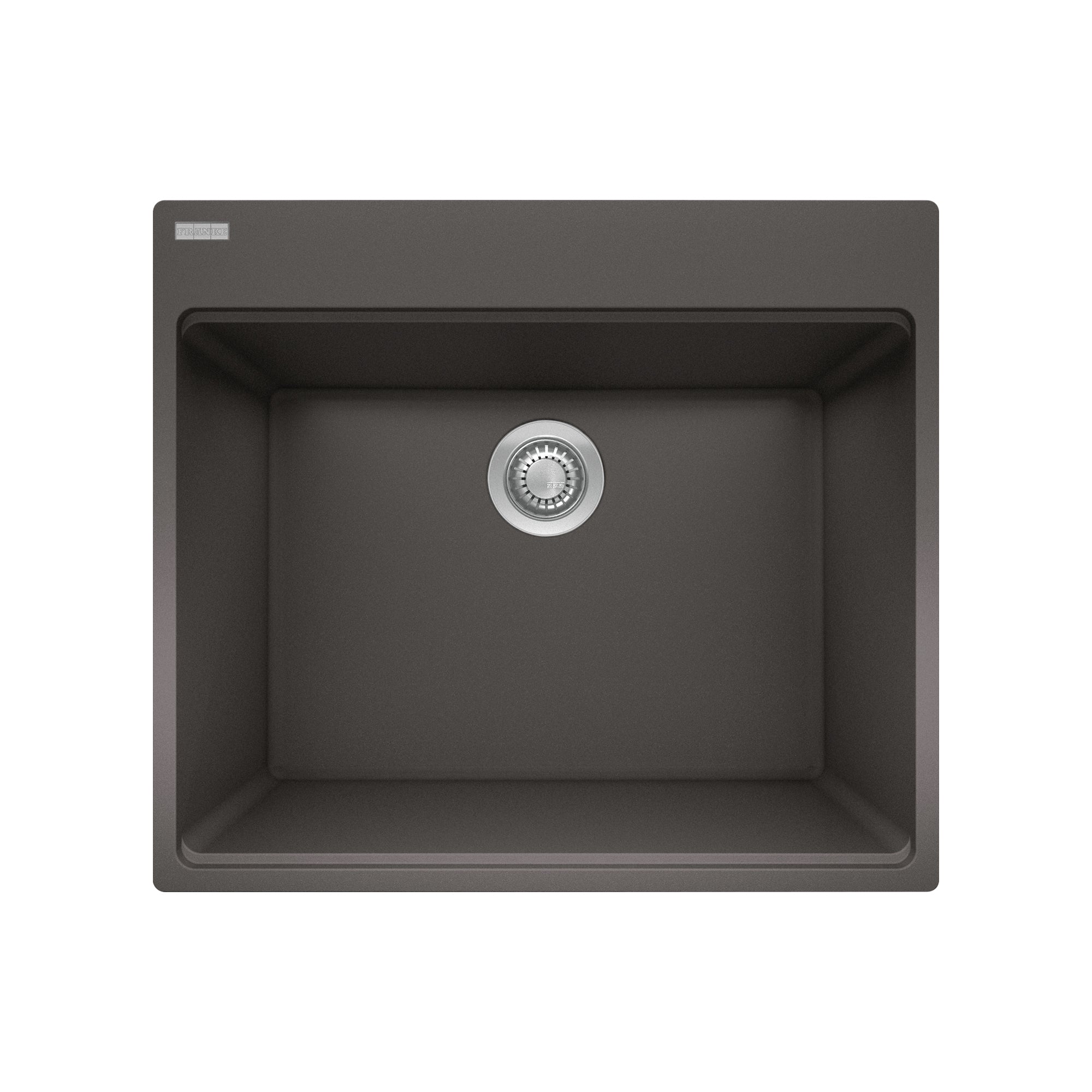 Franke MAG61023L-SLG-S- Maris Dm Grn Slate Grey Sgl - Laundry With Strainer Basket