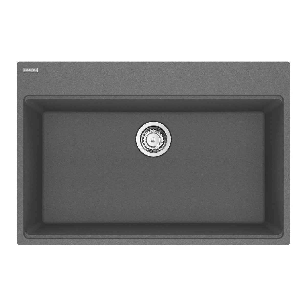 Franke MAG61029-SHG-S- Maris Tm Grn Stone Grey Sgl 33Cab With Strainer Basket