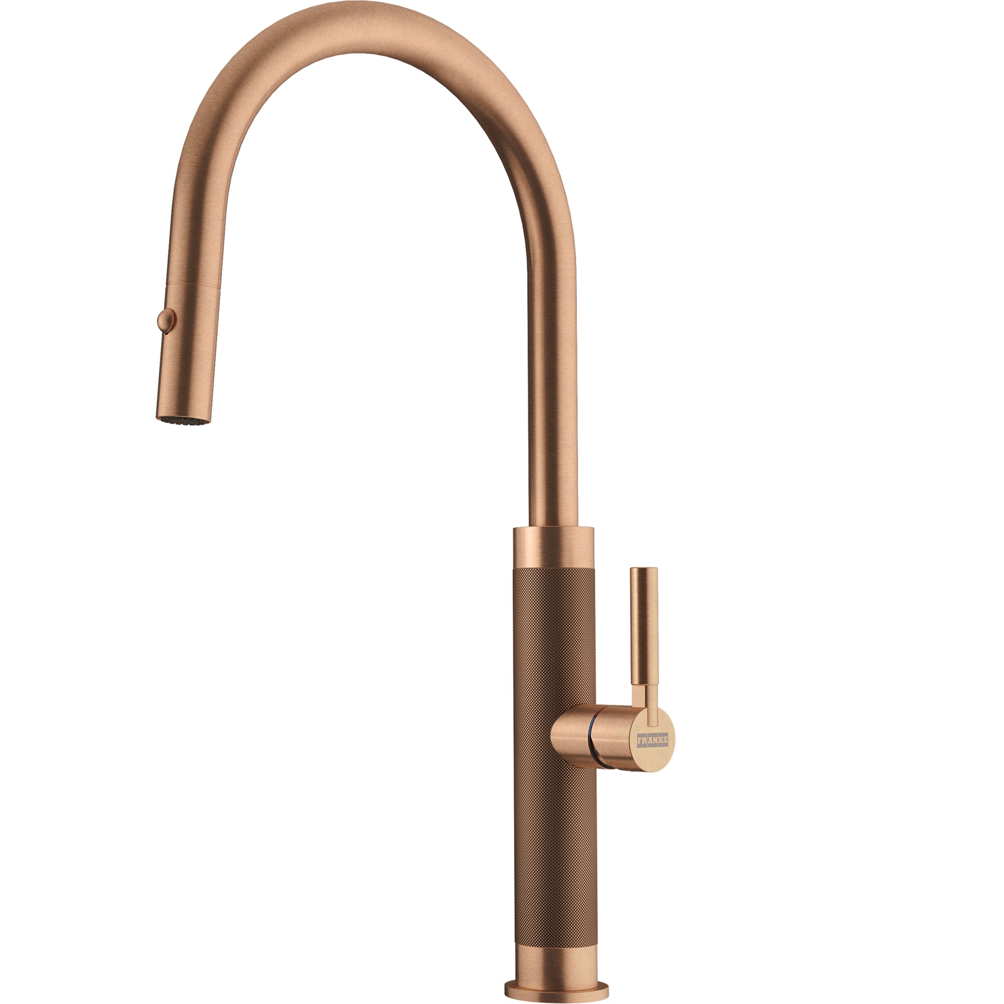 Franke MMX-PD-CPR - Franke Mythos Masterpiece 18.3-Inch Single Handle Pull-Down Kitchen Faucet In Copper