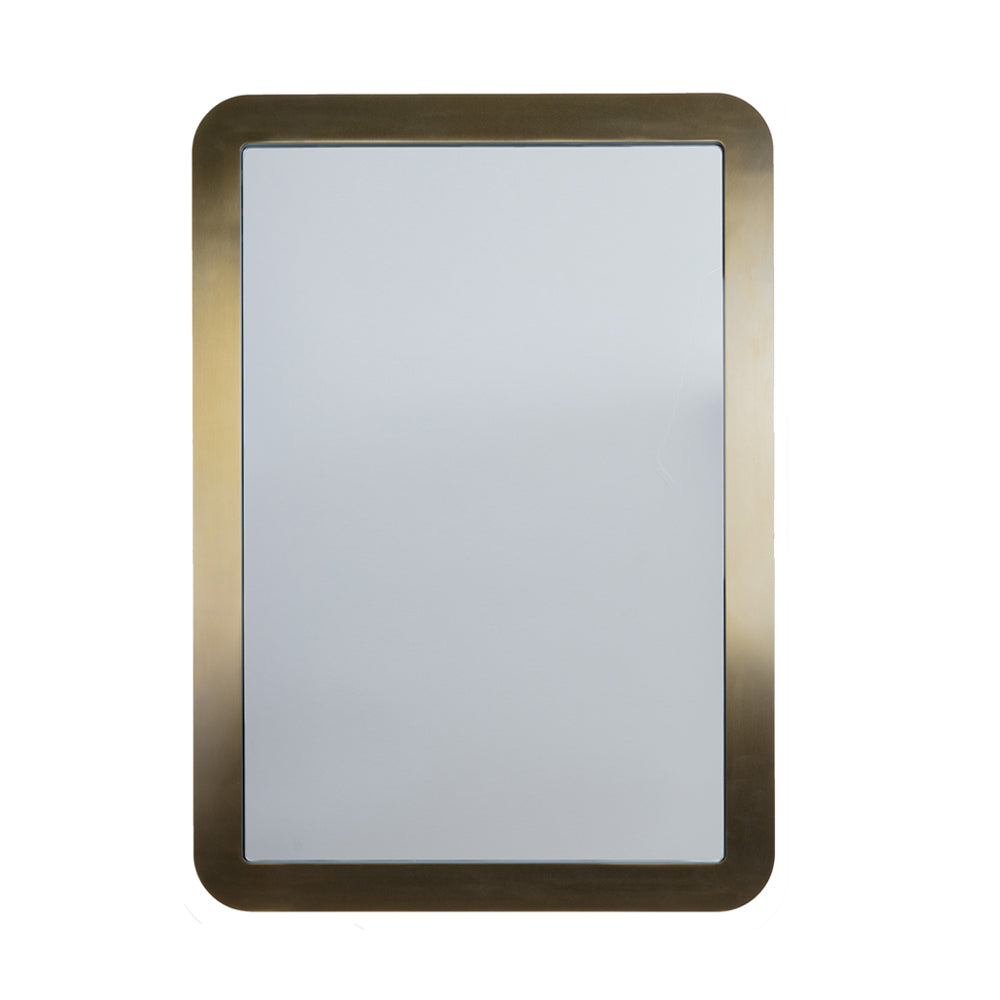 Lacava - Wall Hung Mirror With Metal Frame Surround. Can Be Mounted In Multiple Orientations, Add On Acc4 Led Lighting Available. 34"W, 42"H