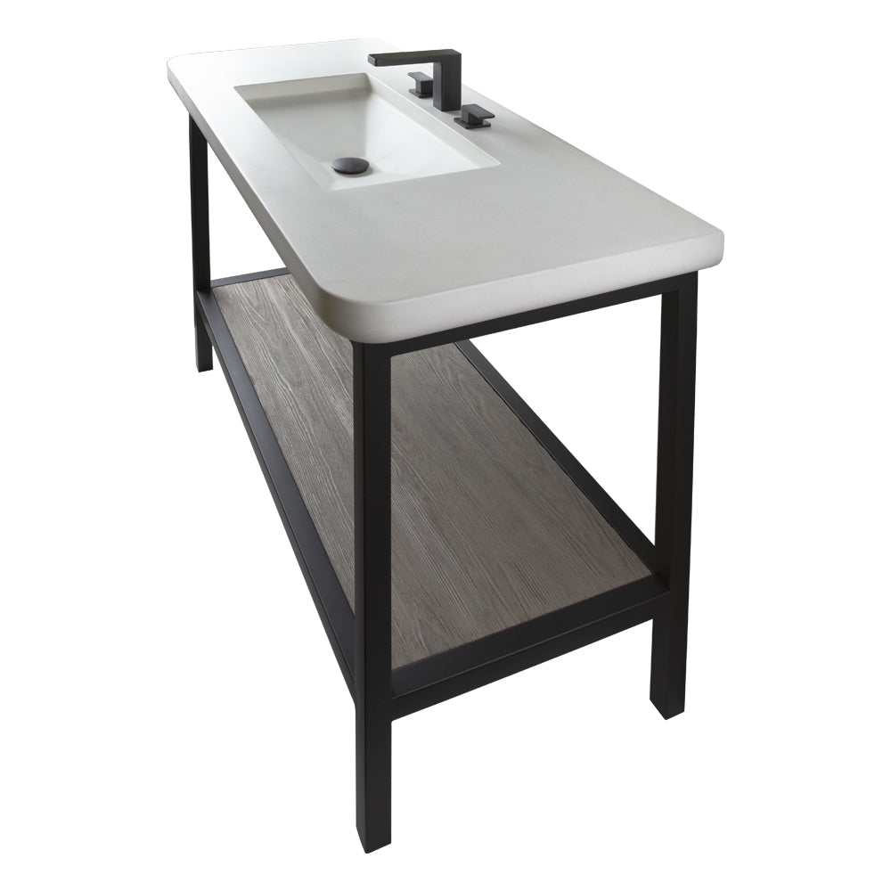 Lacava - Floor-Standing Metal Console Stand Made Of Stainless Steel Or Brass. It Must Be Attached To Wall. Sink Ct500 Sold Separately