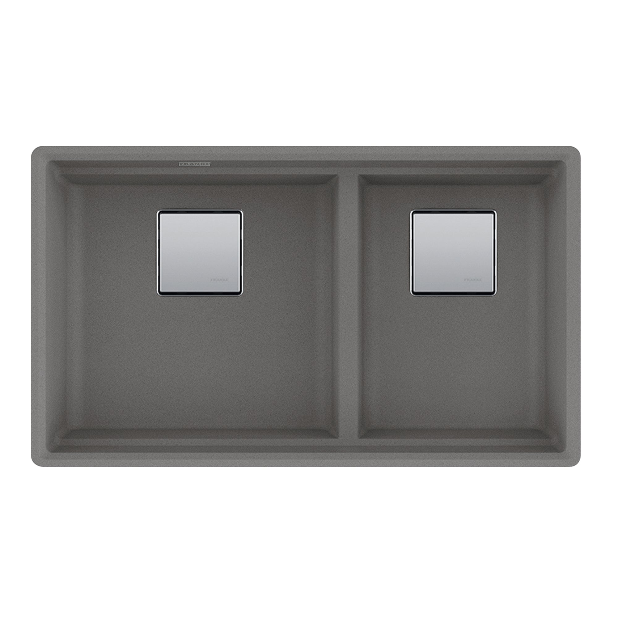 Franke PKG160LD-SHG-S- Peak Um Grn Stone Grey Dbl 36Cab - Low Divide With Strainer Basket