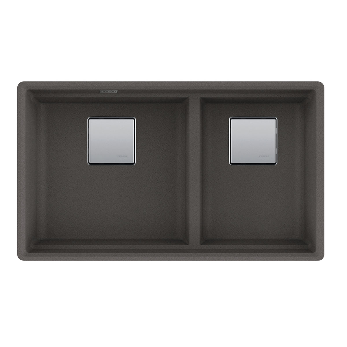 Franke PKG160LD-SLG-S- Peak Um Grn Slate Grey Dbl 36Cab - Low Divide With Strainer Basket