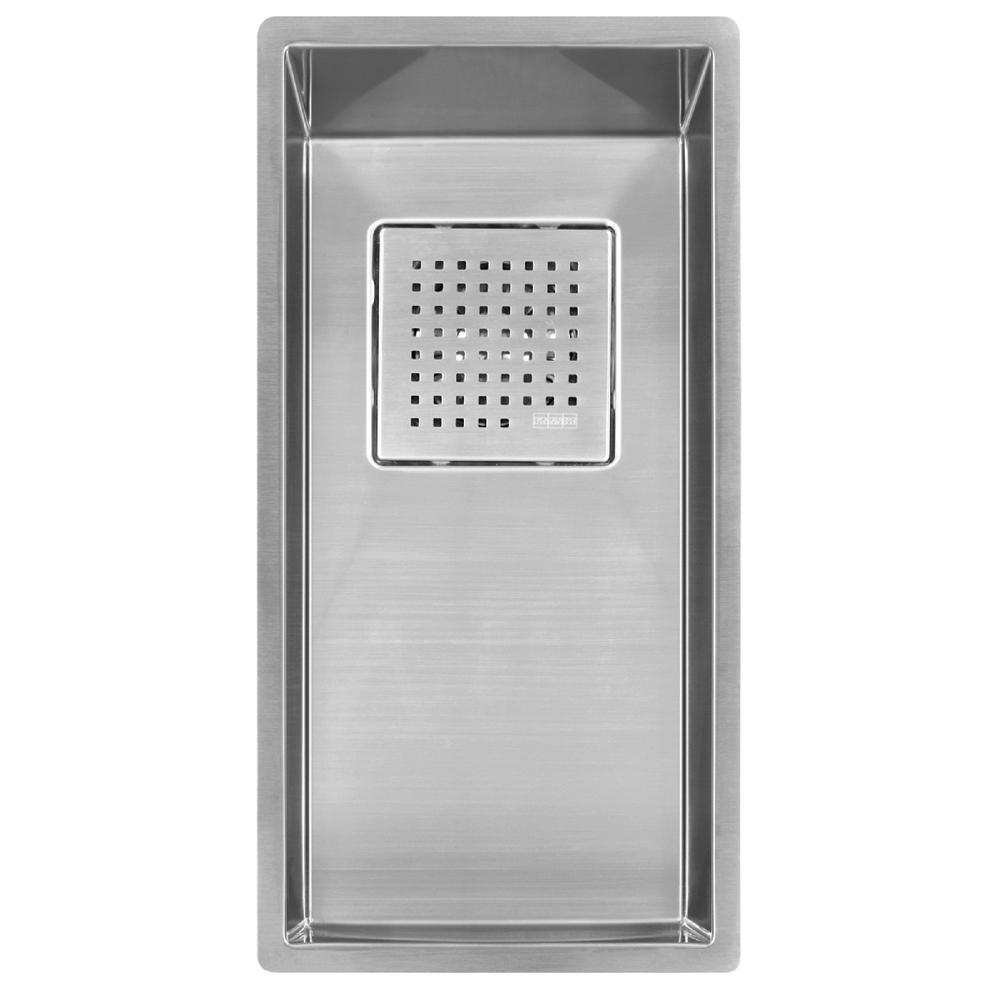 Franke PKX1108-S- Peak Um 16G Ss Sgl 12Cab With Strainer Basket
