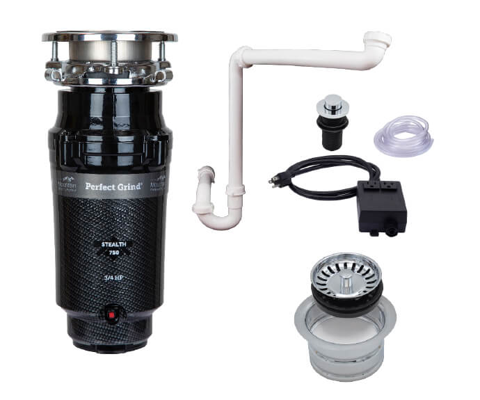 Mountain Plumbing MTSINK1DE/BRN - Single Bowl Deluxe Kitchen Sink Package - Extended Flange