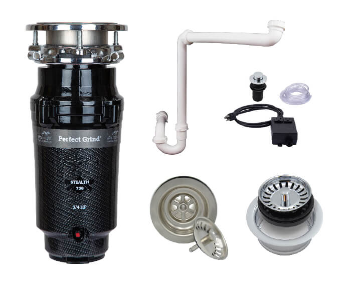 Mountain Plumbing MTSINK2D/BRN - Double Bowl Deluxe Kitchen Sink Package