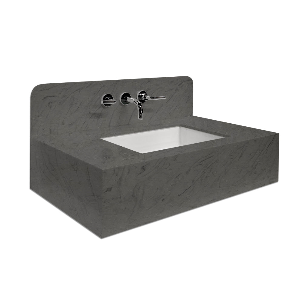 Lacava - Countertop For Frame Qdo-Fc-36, 36"W X 21"D X 8.5"H. *Specify # Of Faucet Hole Drillings