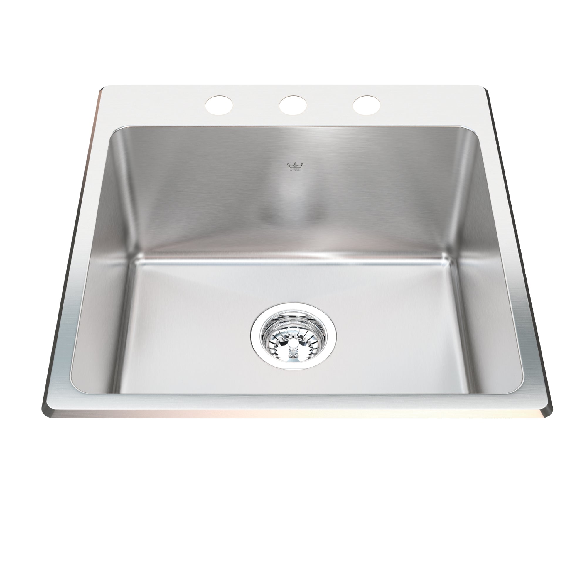 Kindred QSLF2020-10-3- Steel Queen Dm 20G Ss Sgl 3 Hole