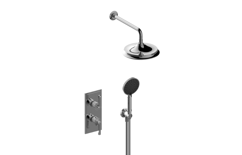 Graff S30L102FR-AU-T - M-Series Thermostatic Shower System - Shower With Handshower (Trim)