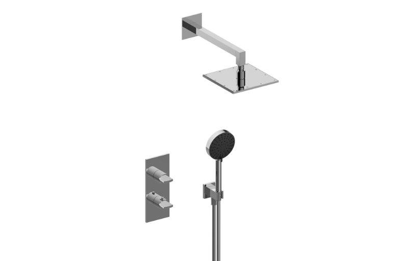 Graff S30X108FR-AU-T - M-Series Thermostatic Shower System - Shower With Handshower (Trim)