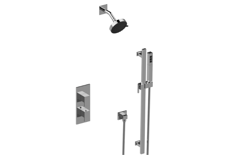 Graff S50L109FR-UBB-T - M-Series Thermostatic Shower System - Shower With Handshower (Trim)