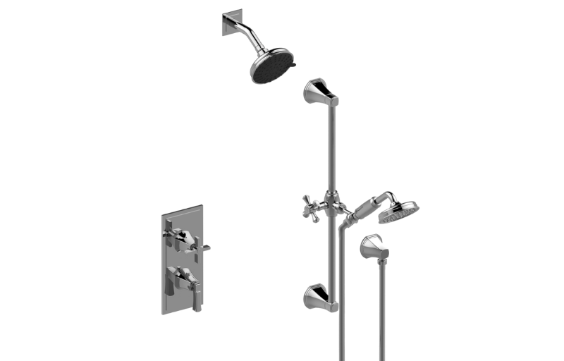 Graff S50L1X116FR-UB-T - M-Series Thermostatic Shower System - Shower With Handshower (Trim)