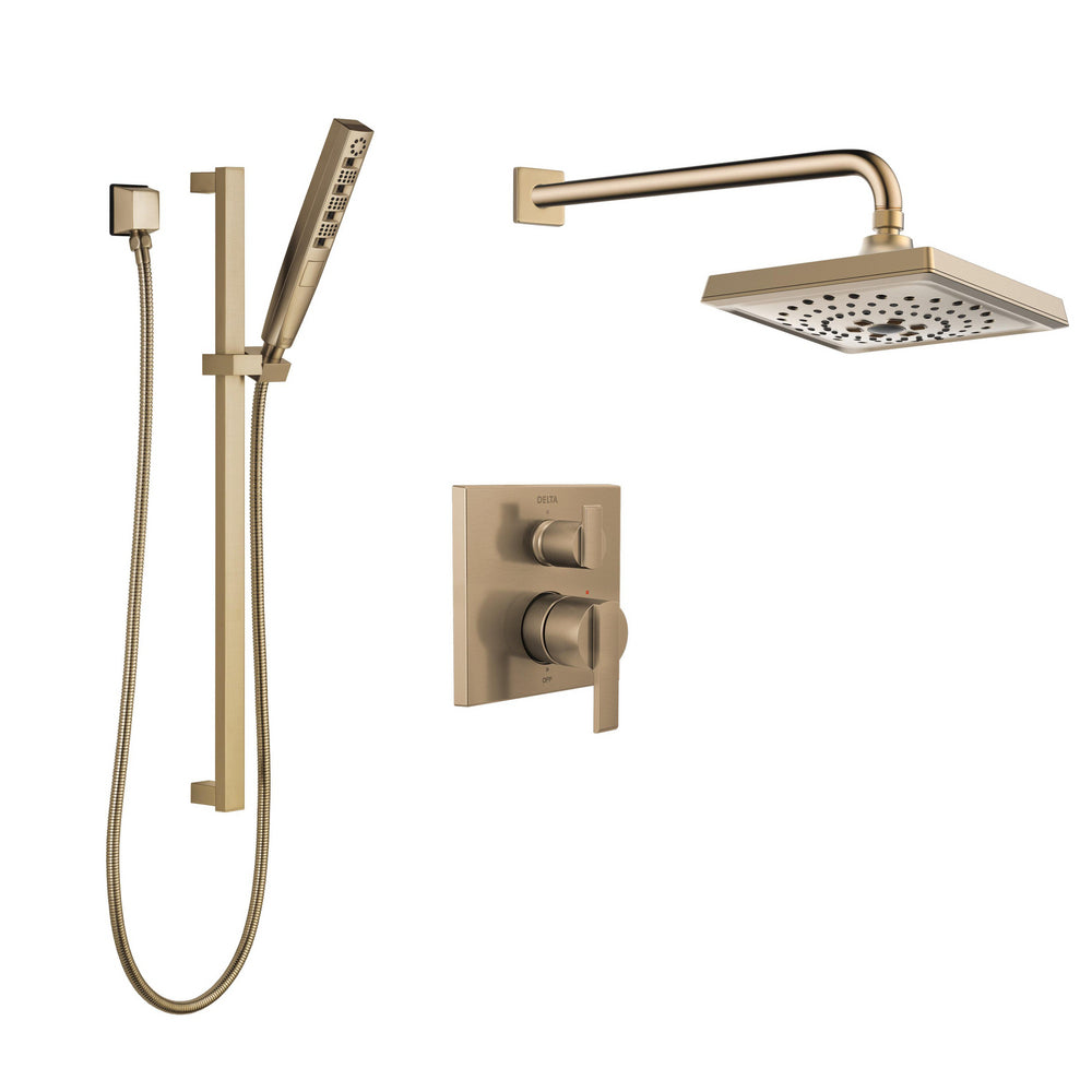 Delta SKD11CZ - Square Pressure Balance Shower Kit