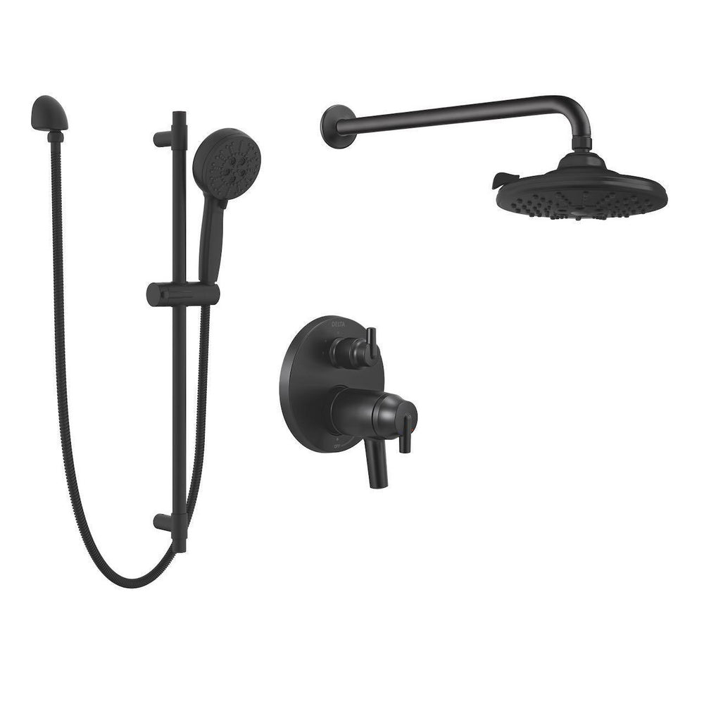 Delta SKD14BL- Round Thermostatic Shower Kit