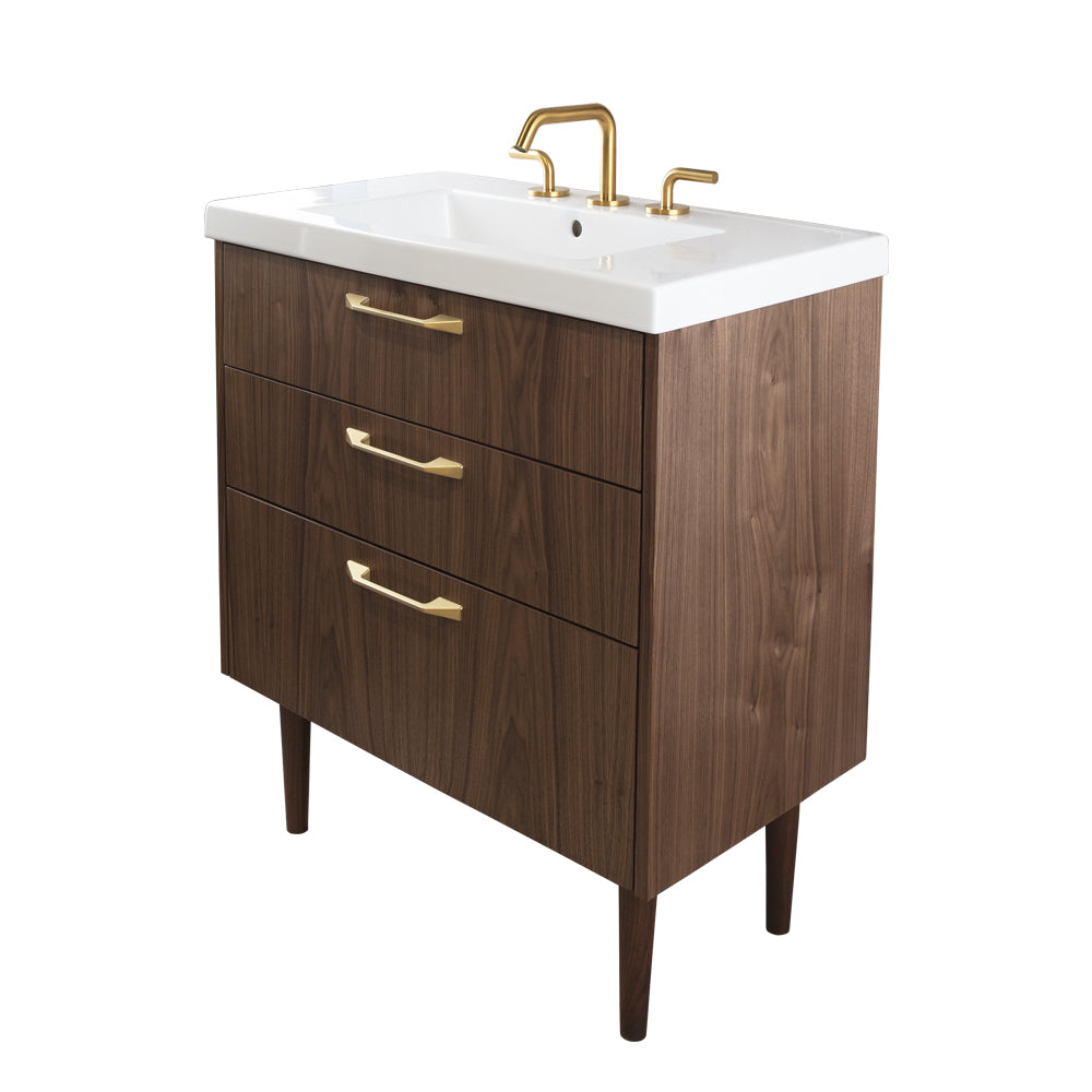 Lacava - Floor Standing Vanity With Six Drawers. K160 Cabinet Pull Included, Specify Finish. Vanity Top Sink 5215 Sold Separately. Not Included In Quick-Ship Program. W: 47-1/2", D: 17-7/8", H: 24-1/2"