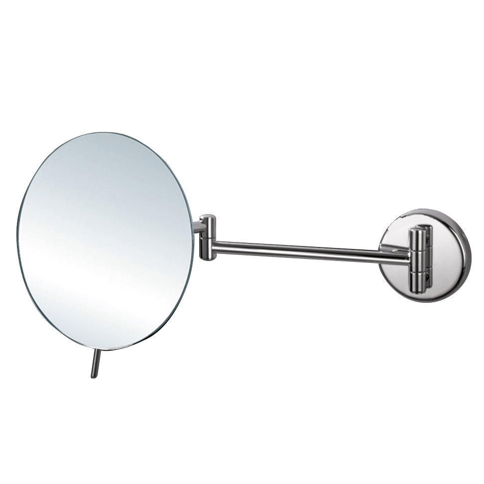 Lacava SP7506-CR - Wall Mount 3 X Magnifying Mirror, Adjustable With Dual Arm Diam: 8", D: 14 3/4"