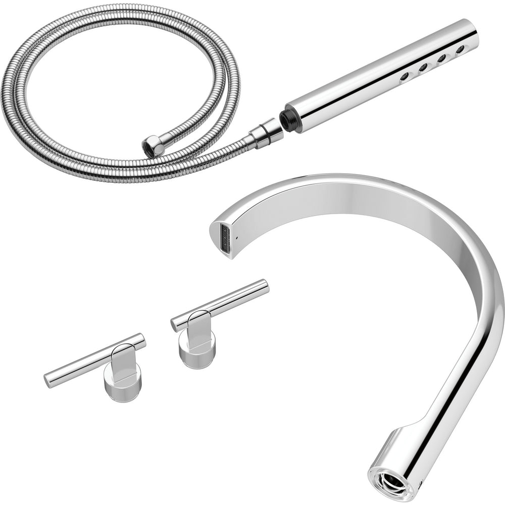 Brizo T703110-PC - Two-Handle Tub Filler Trim Kit With Lever Handles