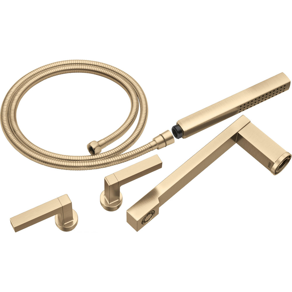 Brizo T70322-GL - Two-Handle Wall Mount Tub Filler Lever Handle Kit