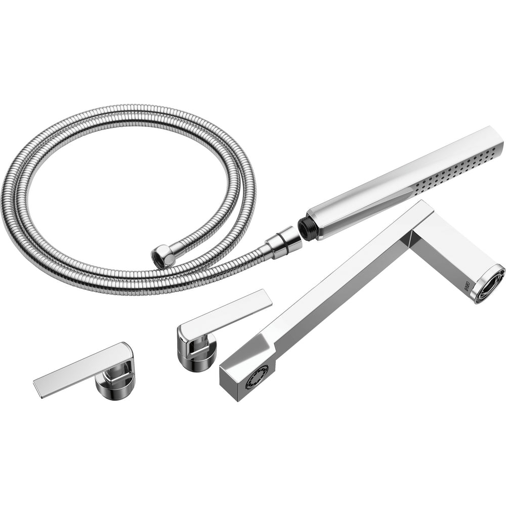 Brizo T70399-PC - Two-Handle Tub Filler Trim Kit With Gap Lever Handles
