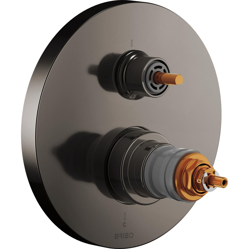 Brizo T755110-BNXLHP - Tempassure® Thermostatic Valve With Integrated 3-Function Diverter Trim - Less Handles