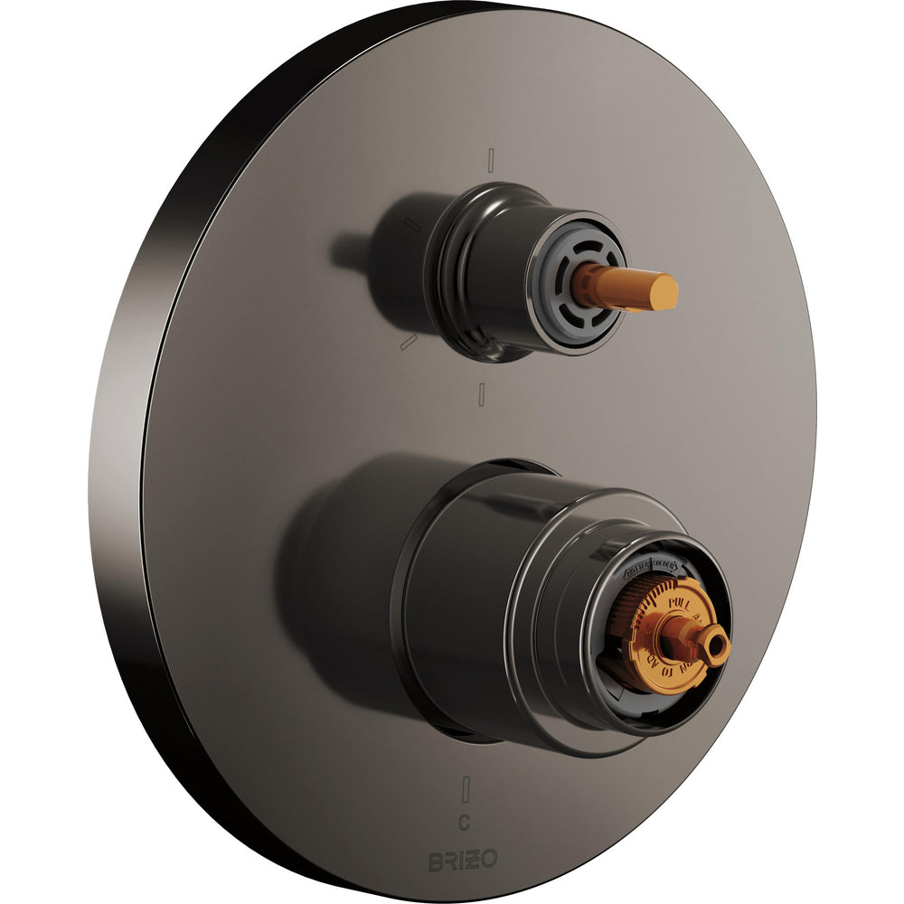 Brizo T75P6110-BNXLHP - Pressure Balance Valve With Integrated 6-Function Diverter Trim - Less Handles