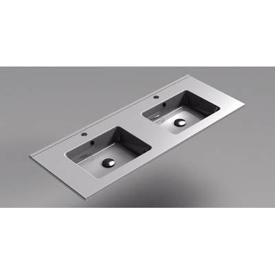 Sonia 161447- Sx7 Ceramic Basin 1200 Mm Double 1 White Ceramic