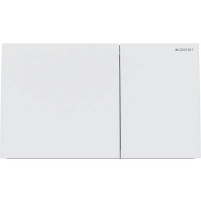 Geberit 115.622.JT.1 - Geberit Sigma70 Actuator Plate, Square, Dual Flush: Button: White Matt / Easy-To-Clean Coated, B=25Cm