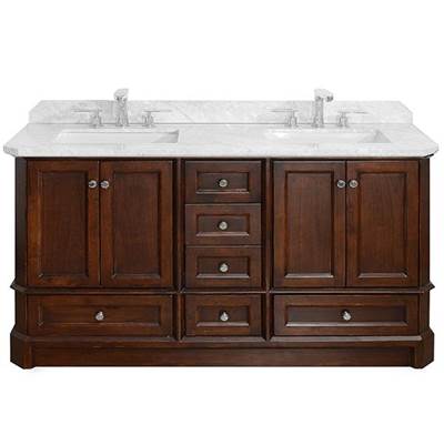 Icera 3125.602.206- Richmond Vanity Cabinet, 60-In Walnut Brown