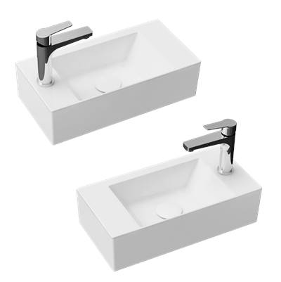 Cavalli ALD-50X25 - 50X25 Cm Single Hole Basin, Wh